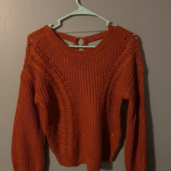 Red Knit Sweater - Picture 2 of 6